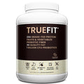 TrueFit Grass-Fed Whey Protein Powder + Fiber & Probiotics, Vanilla Shake | 25g Gut Healthy Protein with Fiber, Probiotics & Non-GMO Superfoods for Complete Meal Replacement Shake with Nothing Fake