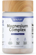 Snap Supplements Triple Magnesium Complex for Women & Men, 60 Capsules | 3-in-1 Magnesium Supplement: Bisglycinate, Citrate & Oxide, Sleep & Muscle Support, Chelated for High-Absorption, Vegan