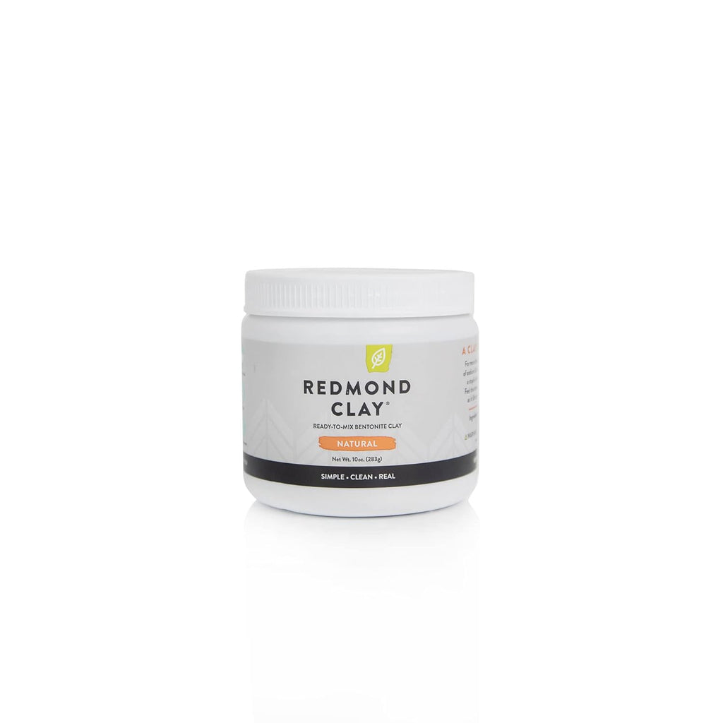 REDMOND Clay - Bentonite Clay of 1000 Uses, Soothing Facial Mask, 10 Ounce (1 Pack)