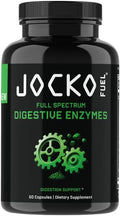 Jocko Fuel Digestive Enzymes - Full Spectrum Support, Nutrient Absorption, Gut Health Support, Digestion Aid - 60 Capsules