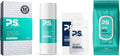 PS Allstar Bundle - 12-Pack of Regular Thin Latex Condoms for Men, Afterparty Oversized Adult Flushable Wipes, Organic Personal Lubricant, and All Natural Testosterone Booster