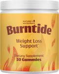 Burntide ACV & BHB Gummies – USA Made, 30 Gummies, 1 Month Supply | Apple Cider Vinegar & BHB Mineral Salts Formula, Features Calcium, Magnesium | Natural Ingredients, GMP-Certified