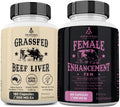 Ancestral Supplements Beef Organ & Liver Bundle for Women – Supports Hormone Balance, Energy, Skin & Wellness – Grass Fed, Pasture Raised Multivitamin