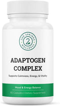 Adaptogen Complex Calmness, Energy and Vitality Booster - Ashwagandha, Schisandra, Astragalus, Ginseng, Rhodiola, and More - Adrenal Support Supplements - 60 Ct