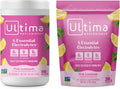 Ultima Replenisher Electrolyte Powder Drink Mix Bundle – Sugar Free – Pink Lemonade, 90 Serving Canister and 20 Stickpacks – 6 Electrolytes and Minerals – Keto Friendly, Vegan, Non-GMO