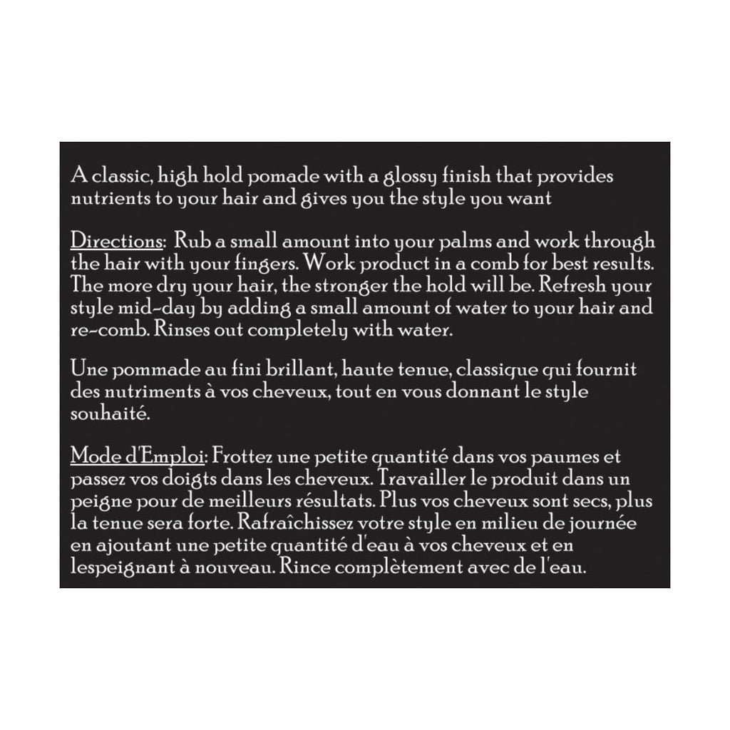 Brickell Men's Hair Styling Firm Hold Pomade for Men, Strong Hold & High Shine Finish Pomade With Hydrolyzed Quinoa, Vitamin E, and Aloe, 2 Ounces, Scented