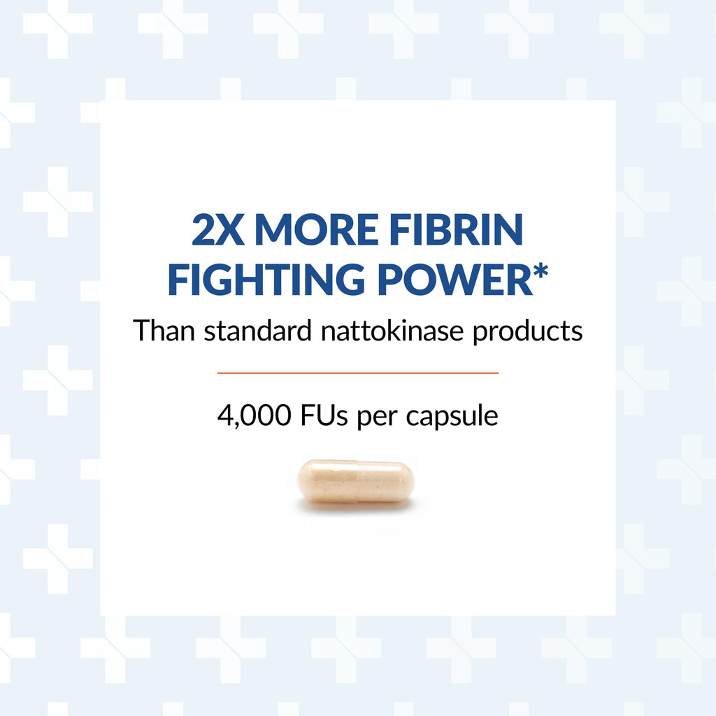 Arthur Andrew Medical, Nattovena, Pure Nattokinase 4000 FU, 180 Capsules | Double Strength Pure Nattokinase 4000 FU. Cardiovascular Support, & Healthy Blood Viscosity. Soy Free, Non-GMO, Vegan