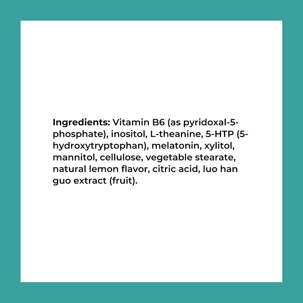 Reignite Wellness by JJ Virgin | Sleep Candy | Chewable 5-HTP Supplement with Inositol, Vitamin B6, Melatonin & L-Theanine for Adults | Lemon Flavor | 60 Tablets