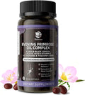 Evening Primrose Oil 1000mg - Hormone Balance for Women & Mood | Primrose Oil Capsules Cold-Pressed w/10% GLA, Essential Fatty Acids, L-Theanine for Mood, Skin & Immune, 90 Softgels