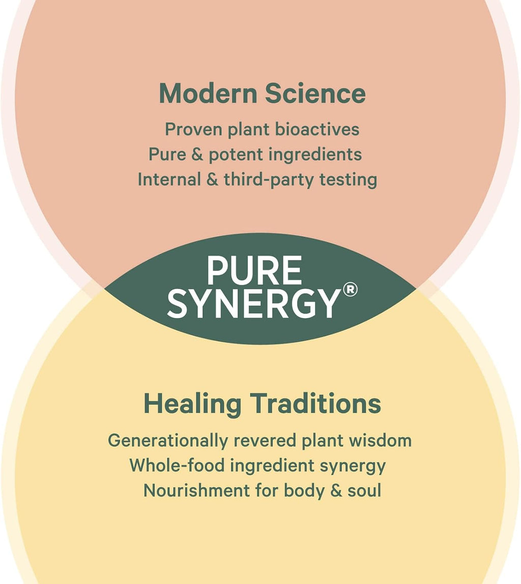 Pure Synergy Radiant Mood | Natural Mood and Sleep Supplement with Organic Saffron | with Saffron, Lemon Balm, and Magnolia Bark | for Sleep, and Stress Support (60 Capsules)