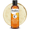 TruSkin Vitamin C Brightening Face Wash with Rosehip Oil, 4 fl oz | Vitamins C & E, Aloe Vera and MSM gently cleanse, refresh and support radiant-looking skin without over-drying