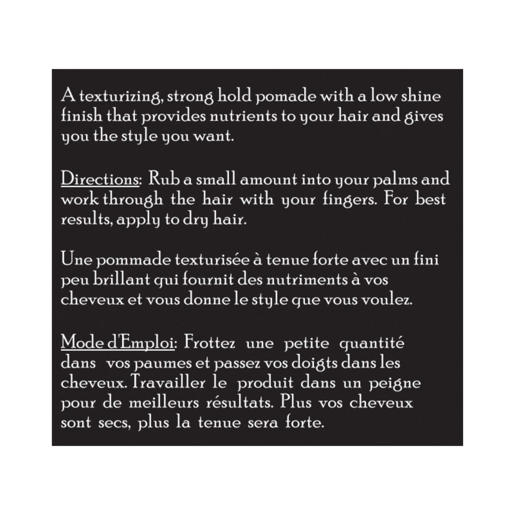 Brickell Men's Products Strong Hold Texturizing Pomade For Men, Pliable Hair Styling Fiber Pomade, With Hydrolyzed Proteins, Argan Oil, and Kaolin, 2 Ounce, Scented