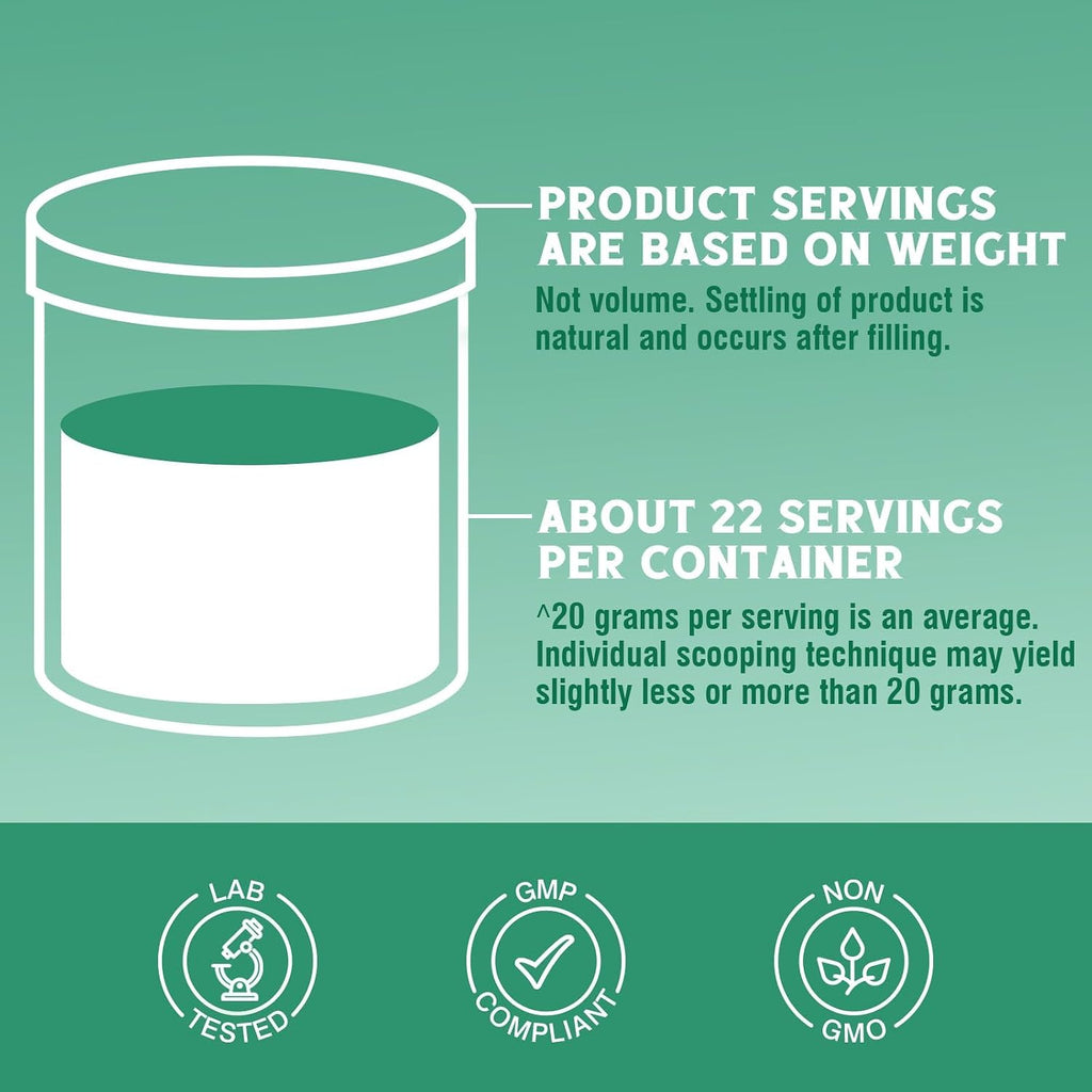 Vitalibre Bovine Collagen Peptides Powder for Women and Men, Grass-Fed Hydrolyzed Collagen Protein Type I & III, Skin, Hair, Nails, Bones, Digestion, Unflavored, Non-GMO, Keto & GF, 22 Servings, 16oz