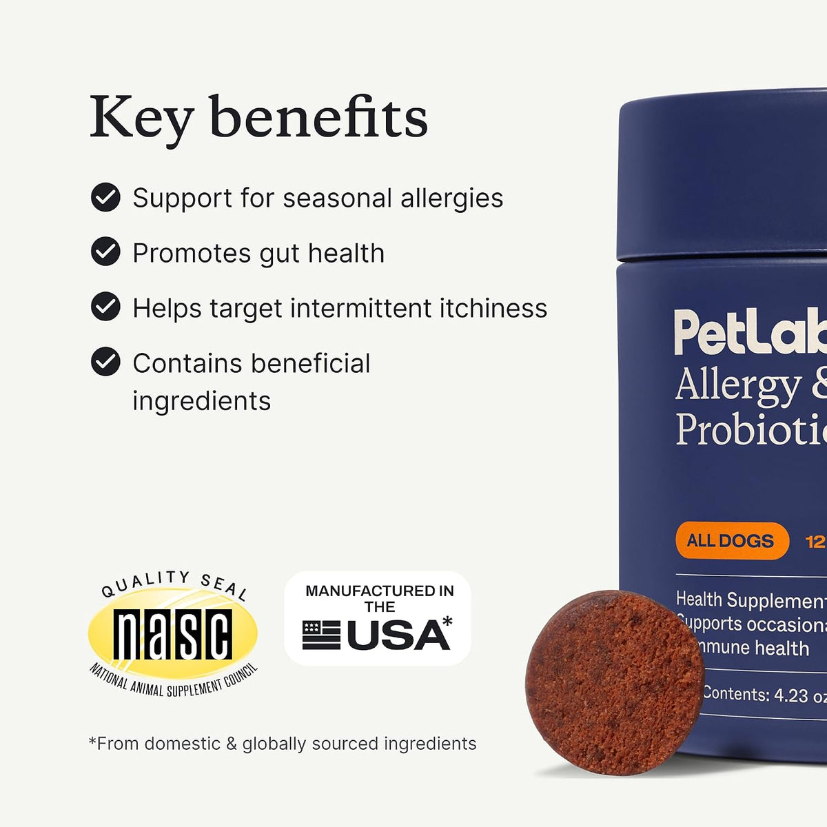 PetLab Co. – Seasonal Allergy Support & Dental Care in One Routine - Allergy & Immune Chews + ProBright Dental Powder for Total Wellness Inside & Out - Small Dogs