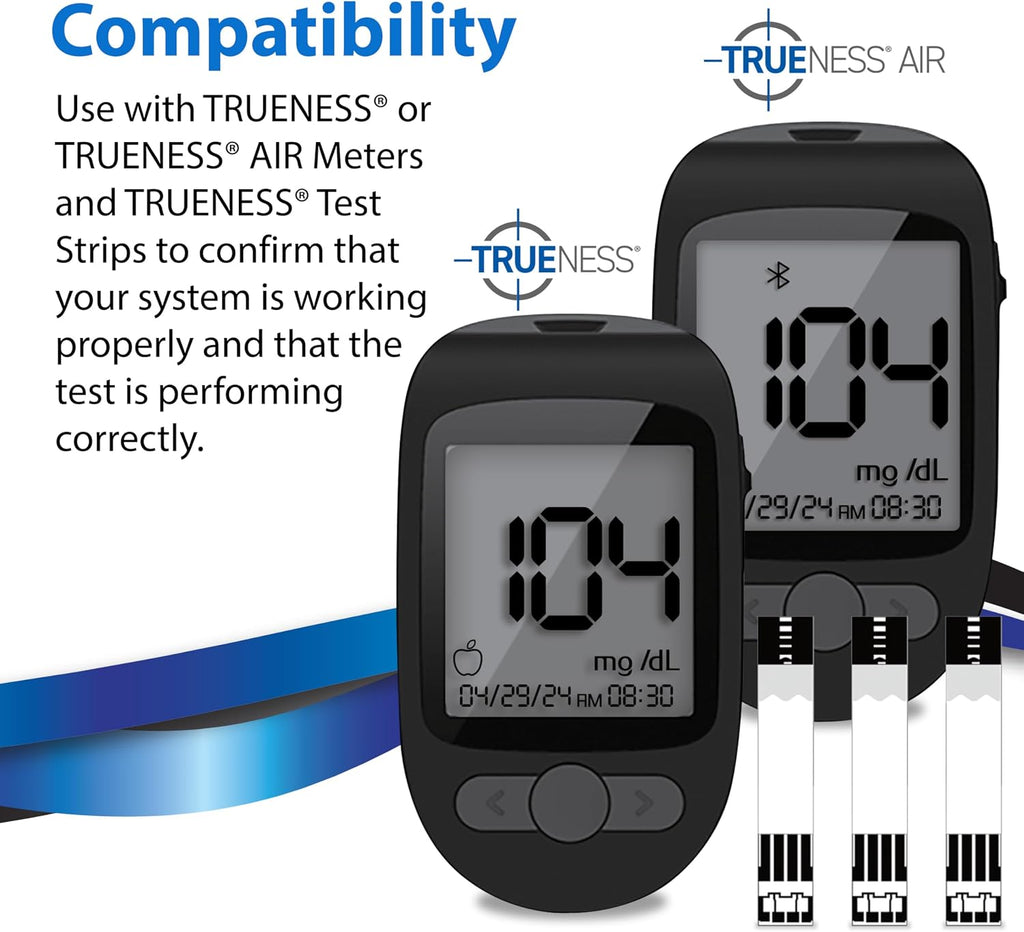 TRUENESS Level 1 Control Solution | Solution for Use with TRUENESS Blood Glucose Test Strips and Meter, Use to Confirm Glucose Testing System Works Correctly