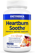 Enzymedica Heartburn Soothe Chewable Supplement, Vanilla Orange, 42 Tablets