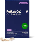 PetLab Co. Probiotics for Cats, Gut & Digestive Support, 30 Capsules | 6-strain blend with 2.1 billion CFUs and pumpkin prebiotic to support digestive function and healthy stool