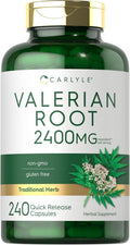 Carlyle Valerian Root Extract Supplement | 240 Capsules | Traditional Herbal Formula | Non-GMO & Gluten Free