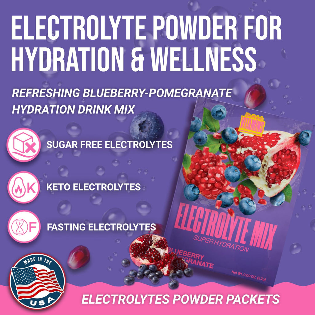 Dr. Price's Vitamins Electrolytes Powder Packets, Lemon Lime, 30 Pack | Electrolyte Mix, Hydration, No Sugar, Sodium, Potassium & 72+ Trace Minerals, Keto Friendly, Made in USA, Doctor-Formulated