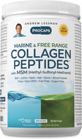 ANDREW LESSMAN ProCaps Marine Collagen Peptides with MSM Powder 60 Servings