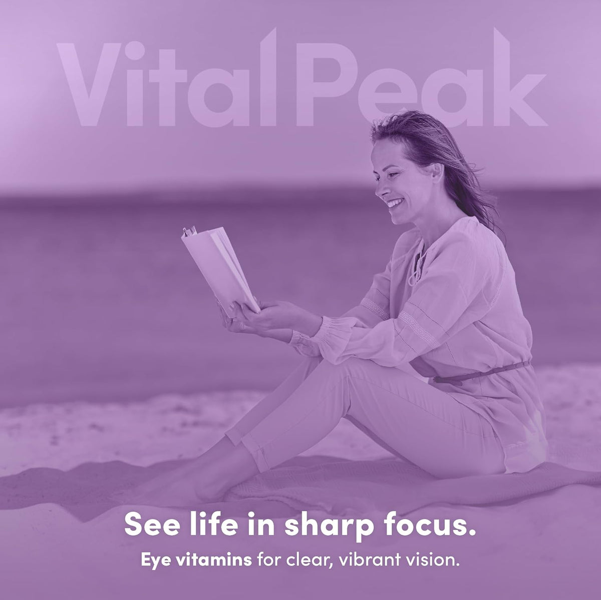 Vital Peak® Provision | Eye Health Supplements with Eyebright, Lutein | Eye Vitamins, Bilberry, Eyebright, Lutein, Zeaxanthin. 30 Days Supply. 60 Capsules