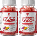 2 Pack Lukaree Liver Cleanse Detox & Repair Gummies w/Artichok & Dandelion | Sugar-Free Milk Thistle Supplement for Digestion & Immunity - Herbal Liver Health Supplement for Men & Women- Vegan, 60 Count