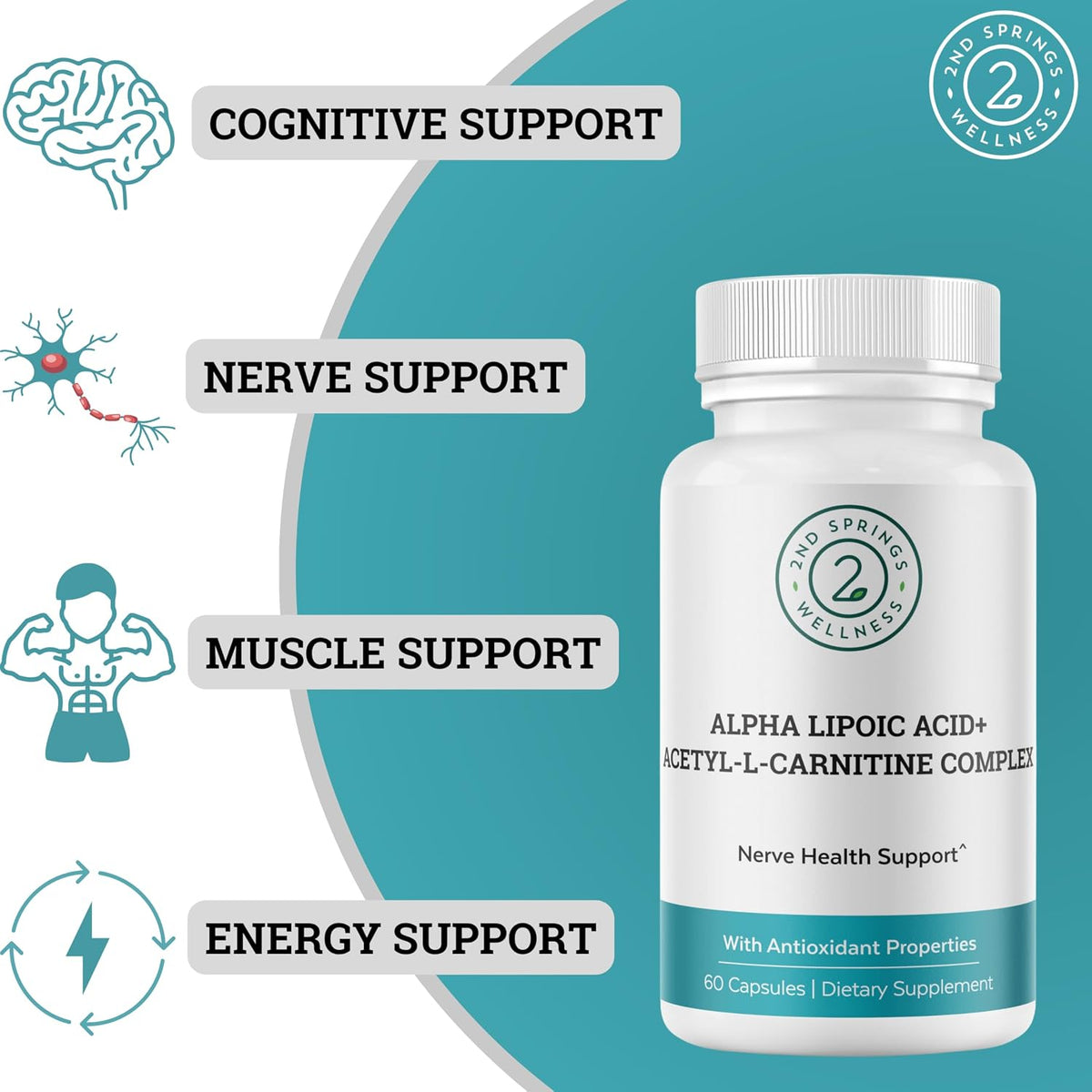 ALA & ALC Complex + Vitamin D3 K2 Bundle | Energy, Metabolism, Cognitive Support, Bone Strength, Immune Health & Daily Wellness