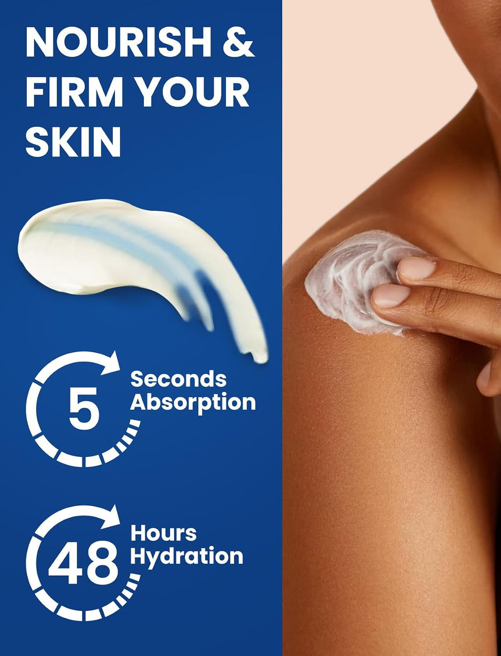 Venture Pal Magnesium Cream & Lotion Lightweight Moisturizing Lotion for Legs & Feet – Safe for Kids – Gifts For Women