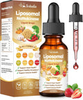 Nattokinase 10800 FU Supplement Liquid Drops, Ultimate 9-in-1 Natto -kinase Serrapeptase Enzyme Blend w. Bromelain Curcumin CoQ10 K2 MK7 for Circulatory Heart & Digestive Spike, Liposomal Tech