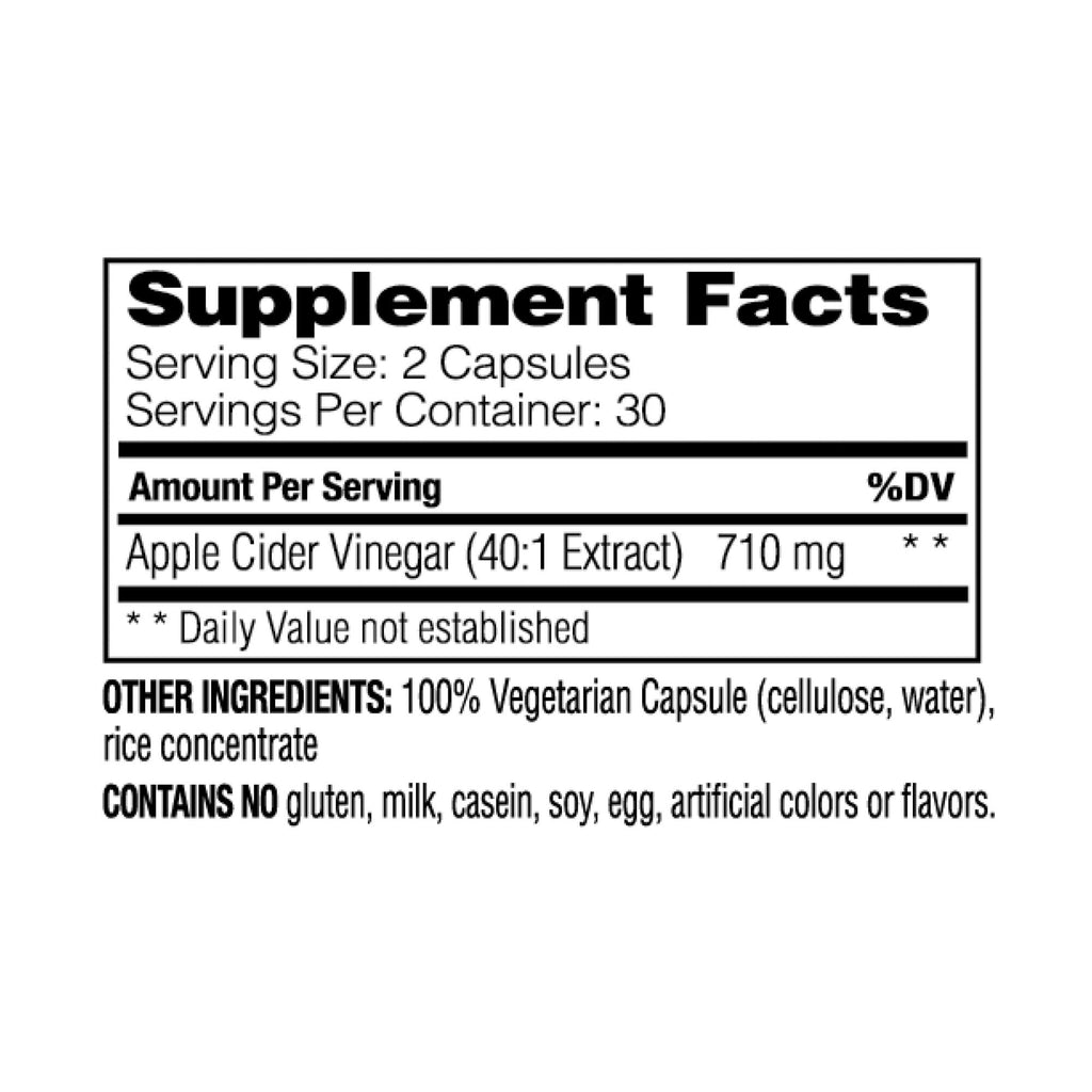 Enzymedica Apple Cider Vinegar Supplement for Men & Women - Apple Cider Vinegar Capsules with Mother, Raw & Unfiltered, Gut Health & Digestive Support, Gluten Free ACV, Vegan, Non-GMO - 120 Count