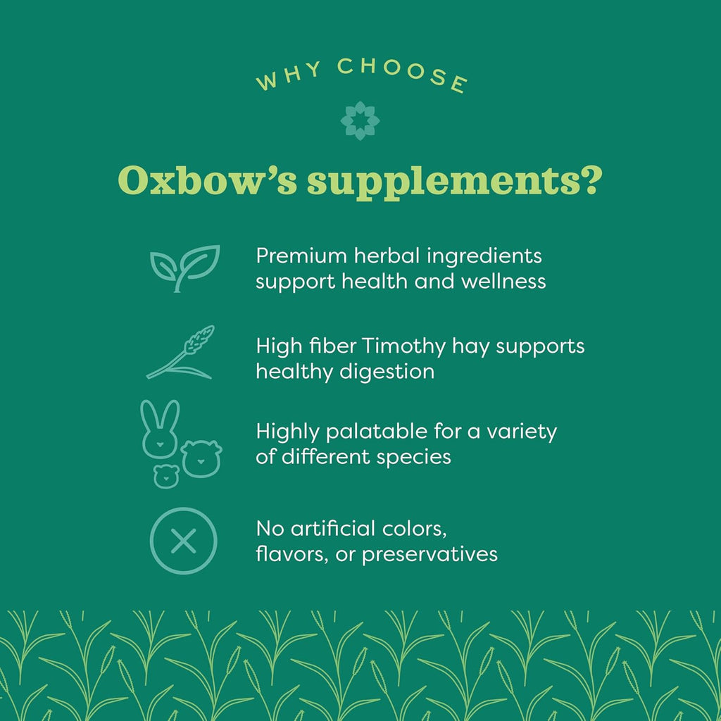 Oxbow Natural Science Joint Supplement for Rabbits & Guinea Pigs, 4.2 oz | Healthy Cat Treats, Natural Feline Snacks, Protein Rich, Crunchy Biscuits, Indoor Cats, Kitten Rewards, Made in USA