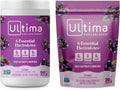 Ultima Replenisher Electrolyte Powder Drink Mix Bundle – Sugar Free – Grape, 90 Serving Canister and 20 Stickpacks – 6 Electrolytes and Minerals – Keto Friendly, Vegan, Non-GMO