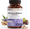 Hormone Balance for Women - Natural Mood Supplement - PMS Relief and Menopause Support | Featuring Clinically Studied KSM-66 Ashwagandha (90 Capsules)