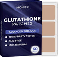 MONIER Glutathione Patches (Pack of 60) - 100% Natural Patch for Women | For Women and Men, With Magnesium, Energy, Focus & Body Support, Enhanced Formula