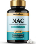 NAC Supplement 1,200 mg – 100% Pure N-Acetyl Cysteine (NAC) with Selenium | Vitamin B6, Antioxidant & Glutathione Support, 60 Capsules