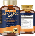 Alpha Lipoic Acid 600mg with Benfotiamine 300mg - ALA Supplement for Antioxidant, Nerve Health, Energy & Metabolism Support, Cell Energy, Neuropathy Supplement, Anti-Aging, Non-GMO, Gluten Free, Vegan