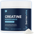 Bettervits Creatine Monohydrate Powder – 100% Pure Micronized Creatine 5g | Unflavoured Creatine Workout Supplement for Muscle Strength, Power & Growth | Vegan Creatine for Women & Men | 60 Servings