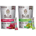 Salud 2-Pack |2-in-1 Energy + Focus (Hibiscus) & Energy + Focus (Cucumber Lime) – 15 Servings Each, Agua Fresca Drink Mix, Non-GMO, Gluten Free, Vegan, Low Calorie, 1g of Sugar