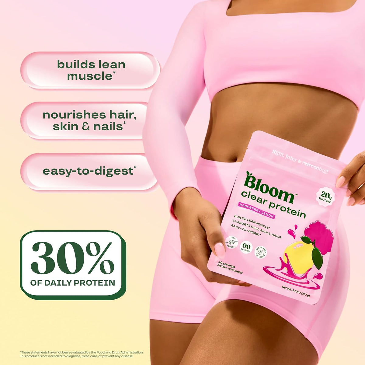 Bloom Raspberry Lemonade Clear Protein and Energy Stick Packs Bundle