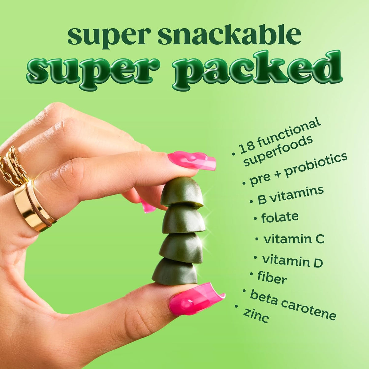 Bloom Strawberry Watermelon Clear Protein and Greens Gummies Bundle