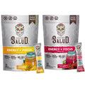 Salud 2-Pack |2-in-1 Energy + Focus (Pineapple Mango) & Energy + Focus (Hibiscus) – 15 Servings Each, Agua Fresca Drink Mix, Non-GMO, Gluten Free, Vegan, Low Calorie, 1g of Sugar