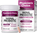 Physician's CHOICE Vaginal Probiotics for Women, pH Balance & Odor, 30ct | Supports Odor Control, Vaginal Flora, Yeast Balance & Feminine Health, 6B CFU, Organic Prebiotics, Cranberry Extract