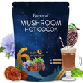 Mushroom Hot Cocoa with Melatonin, Reishi | L-Theanine, Cocoa Powder Hot Chocolate Nighttime Drink Mix for Sleep & Relax - 30 Servings