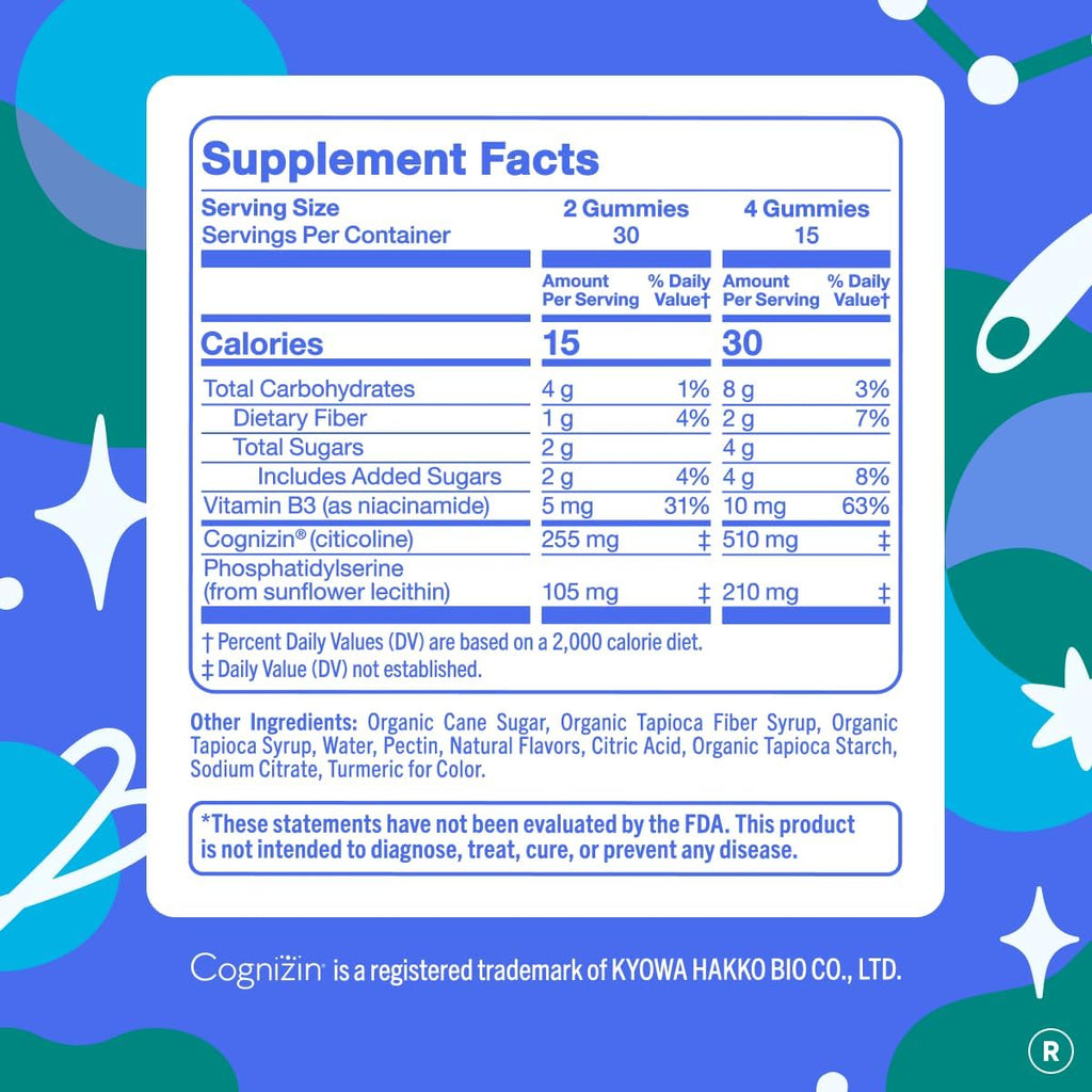 FIRST DAY Teen's Multivitamin, Calming Magnesium & Brain Focus Gummies | Daily Nutrients, Mood, & Focus | Clean Label Project Verified® | Vegan | 30-Day Supply