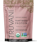 Truvani Organic Plant Based Protein Powder | Vanilla Chai | 10 Servings | Vegan | 20g Pea Protein | Keto | Gluten & Dairy Free | Low Carb | No Added Sugar