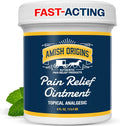 Amish Origins Pain Relief Ointment 4 oz Maximum Strength All Natural Discomfort Reliever for Joint, Muscle, Knee, Back, Neuropathy