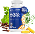 Biofilm Disruptor, GI Repair Digestive Supplement for Men and Women, Oil of Thyme, Oregano & Clove, Gut Microbiome & Intestinal Health Support | Microb-Defend (90 Softgels)
