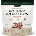 Snap Supplements Plant Based Vegan Protein Powder, Chocolate, 30 Servings | Nitric Oxide Boosting Protein Powder, BCAA Amino Acid for Muscle Growth, Performance & Recovery, 21g Protein per Serving