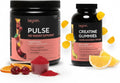 LEGION Pre Workout Creatine Bundle – Pulse Natural Pre Workout (Fruit Punch) + Creatine Monohydrate Gummies – Energy, Strength, Focus & Muscle Recovery Stack – 30 Servings Each