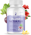 Flush Factor Plus – Original Formula – 30 Ct, 1 Month Supply | Original-formula capsules, plant-based | No Stimulants, Made in USA | Easy-to-swallow daily capsule
